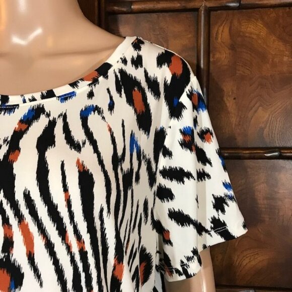 Iman Global Animal Symphony Print Jersey Top - Picture 10 of 16